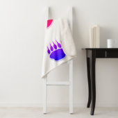 Farbenfrohe Bärenpaw-Keramik-Tile-Uhr Sherpadecke (Beispiel)