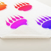 Farbenfrohe Bärenpaw-Keramik-Tile-Uhr Sherpadecke (3/4)