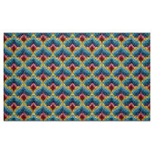 Farbenfrohe Bargello Stickerei Boho Chic Muster Stoff (Fat Quarter (45,7 x 55,9 cm))