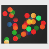 Farbenfrohe Barklichter Geschenkpapier (Flach)