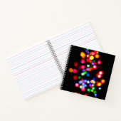 Farbenfrohe Barklichter Notizblock (Innenseite)