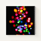 Farbenfrohe Barklichter Notizblock (Rückseite)