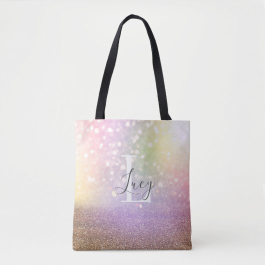 Farbenfrohe Barklichter Tasche (Vorderseite)