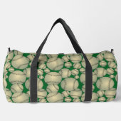 Farbenfrohe Baseballs Muster Grün Duffle Bag (Vorderseite)