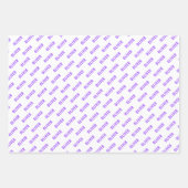 Farbenfrohe Basketball Ball Muster Sport Name Geschenkpapier Set (Vorderseite)