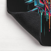 Farbenfrohe Basketball-Drilling Color Splash Hoop Mousepad (Ecke)