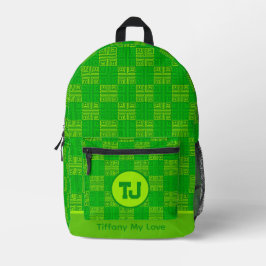 Farbenfrohe Basketball-Vorschulbilderpackung für M Bedruckter Rucksack