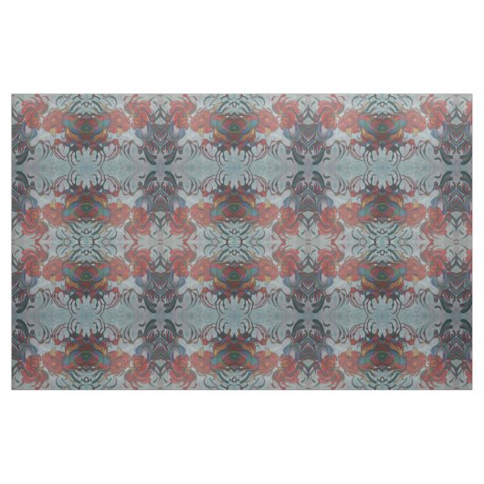 Farbenfrohe Bauernhofrooster Stoff (Fat Quarter (45,7 x 55,9 cm))