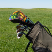 Farbenfrohe Bäume Golf Headcover (In SItu)