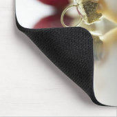 Farbenfrohe Bäume Ornamente Mousepad (Ecke)