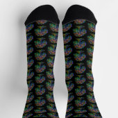 Farbenfrohe Bäume Socken (Oben)