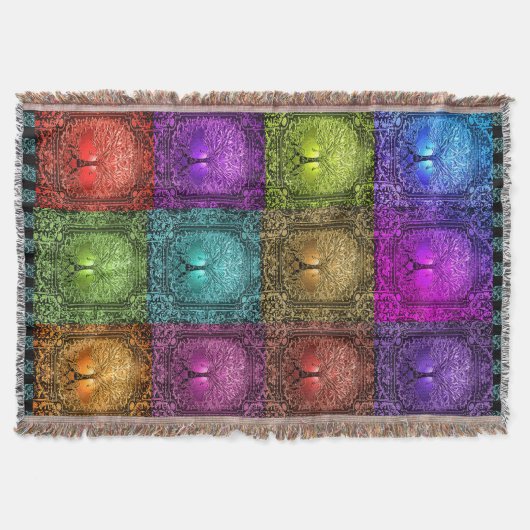 Farbenfrohe Baumkronen Decke (Vorderseite)