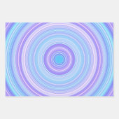 Farbenfrohe Baumwolle Candy Pink Blue Geschenkpapier Set (Vorderseite 2)