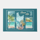 Farbenfrohe Beach Life Doormat Fußmatte (Vorderseite)