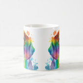 Farbenfrohe Beagle Dose Kaffee Tasse, Cup Kaffeetasse (Mittel)