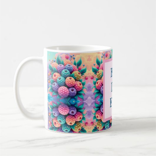 Farbenfrohe Beeren mit bester Vater je Kaffeetasse (Links)