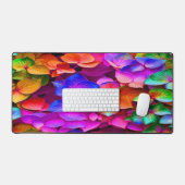 Farbenfrohe Begonia - Schreibtischmatte (Tastatur & Maus)