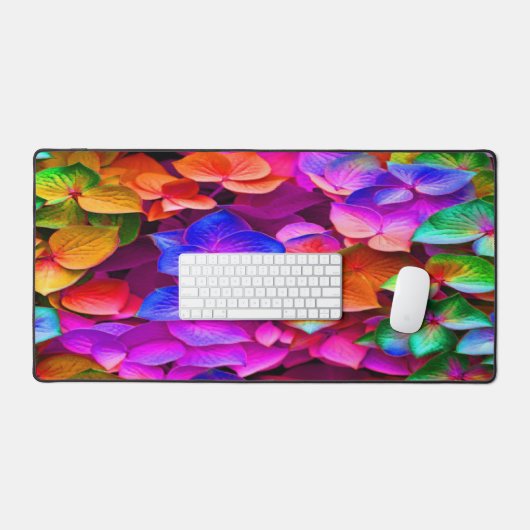 Farbenfrohe Begonia - Schreibtischmatte (Tastatur & Maus)