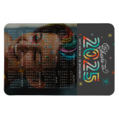 Farbenfrohe Beifall für das Foto 2023 Kalender Neu Magnet (Horizontal)