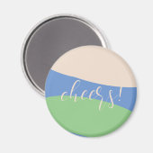 Farbenfrohe Beifall! Magnet (Vorderseite/Rückseite)