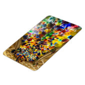 Farbenfrohe Bellagio-Decke Magnet (Linke Seite)