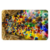 Farbenfrohe Bellagio-Decke Magnet (Horizontal)