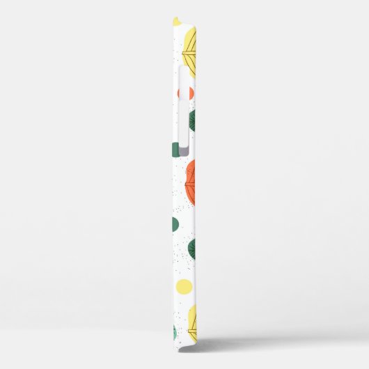 Farbenfrohe bemalte Blätter, glänzendes Geschäftsu Case-Mate iPhone Hülle (Rückseite / Links)