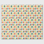 Farbenfrohe bemalte Blätter, glänzendes Geschäftsu Geschenkpapier (Flach)