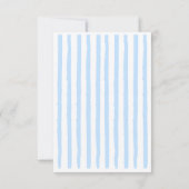 farbenfrohe bemalte Hochzeit Save The Date (Rückseite)