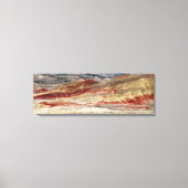 Farbenfrohe bemalte Hügel Landschaftsbild Foto Leinwanddruck (Vorderseite)