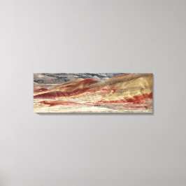 Farbenfrohe bemalte Hügel Landschaftsbild Foto Leinwanddruck