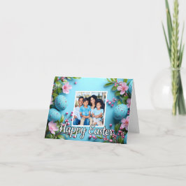 Farbenfrohe, benutzerdefinierte Osterkollektion Fo Feiertagskarte