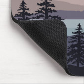 Farbenfrohe Berglandschaft Mousepad (Ecke)