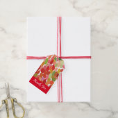 Farbenfrohe Berries Obst Personalisiert Geschenkanhänger (Mit Garn)