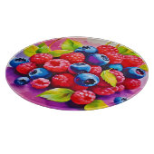 Farbenfrohe Berry Fest Schneidebrett (Ecke)