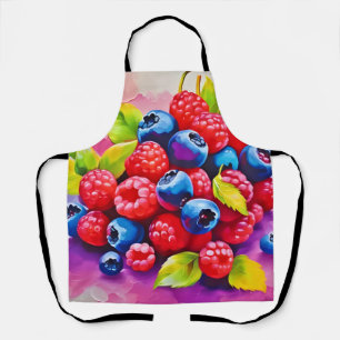 Farbenfrohe Berry Fest Schürze