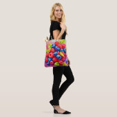 Farbenfrohe Berry Fest Tasche (Am Model)