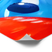 Farbenfrohe Berry Fiesta Design Poster (Ecke)