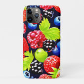 Farbenfrohe Berry Medley Design Case-Mate iPhone Hülle (Rückseite)