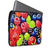 Farbenfrohe Berry Medley Design Laptopschutzhülle (Vorne Rechts)
