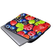 Farbenfrohe Berry Medley Design Laptopschutzhülle (Vorne Knopf)