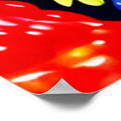 Farbenfrohe Berry Medley Design Poster (Ecke)