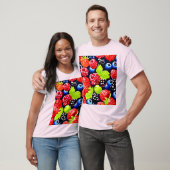 Farbenfrohe Berry Medley Design T-Shirt (Unisex)