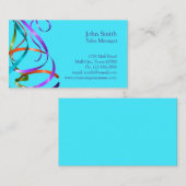 Farbenfrohe Berufliche Festivals Visitenkarte (Vorne/Hinten)