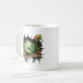 Farbenfrohe Berührung durch das Wall Portal Kaffeetasse (Vorderseite Links)