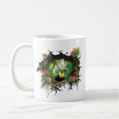 Farbenfrohe Berührung durch das Wall Portal Kaffeetasse (Links)