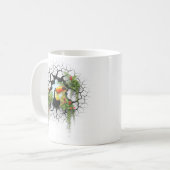 Farbenfrohe Berührung durch das Wall Portal Kaffeetasse (Vorderseite Links)