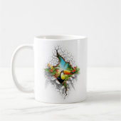 Farbenfrohe Berührung durch das Wall Portal Kaffeetasse (Links)