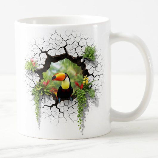 Farbenfrohe Berührung durch das Wall Portal Kaffeetasse