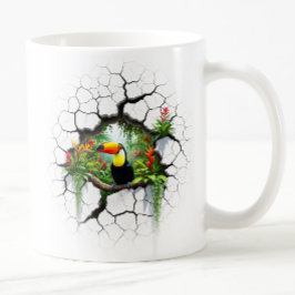 Farbenfrohe Berührung durch das Wall Portal Kaffeetasse